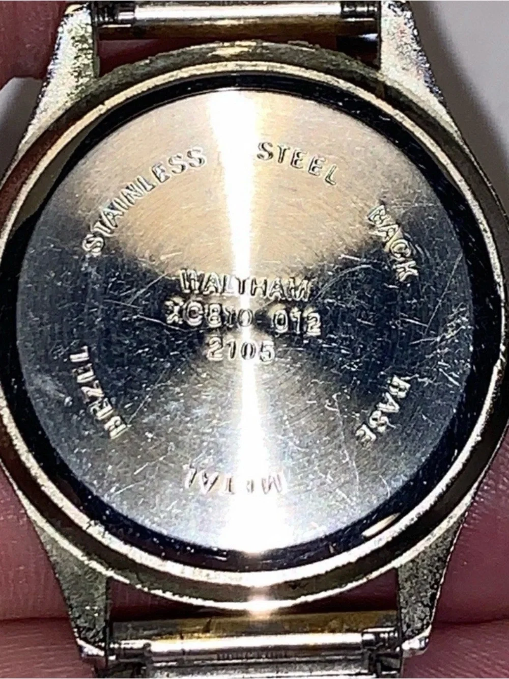 Waltham Vintage Watch: Day Date / Water Resistant Quartz / New Battery